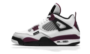 Air Jordan 4 PSG Neutral Grey Bordeaux SKU-CZ6509-100.webp