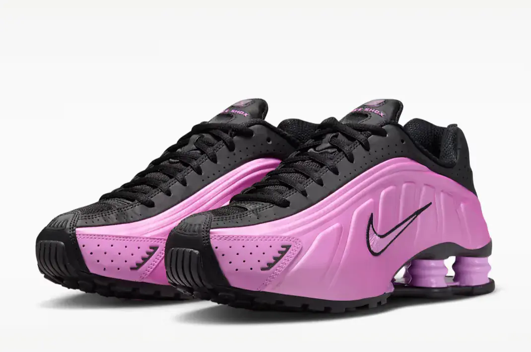 Nike Shox R4 Black Light Magenta Femme SKU-AR3565-014(2)